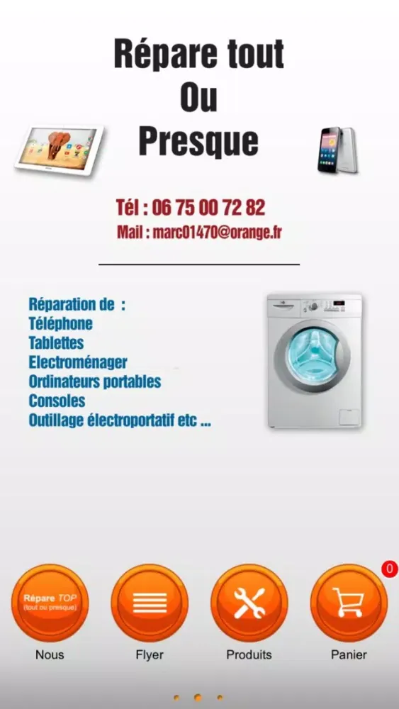 Zrzuty ekranu Répare Tout ou Presque