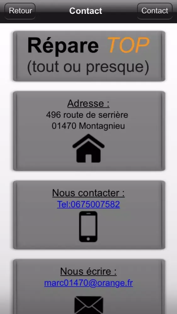Zrzuty ekranu Répare Tout ou Presque