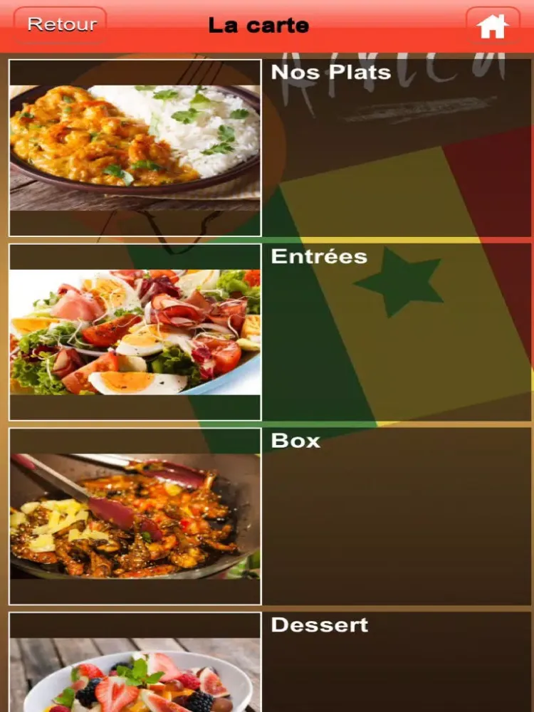 Restaurant Atlantique iPad  스크린샷