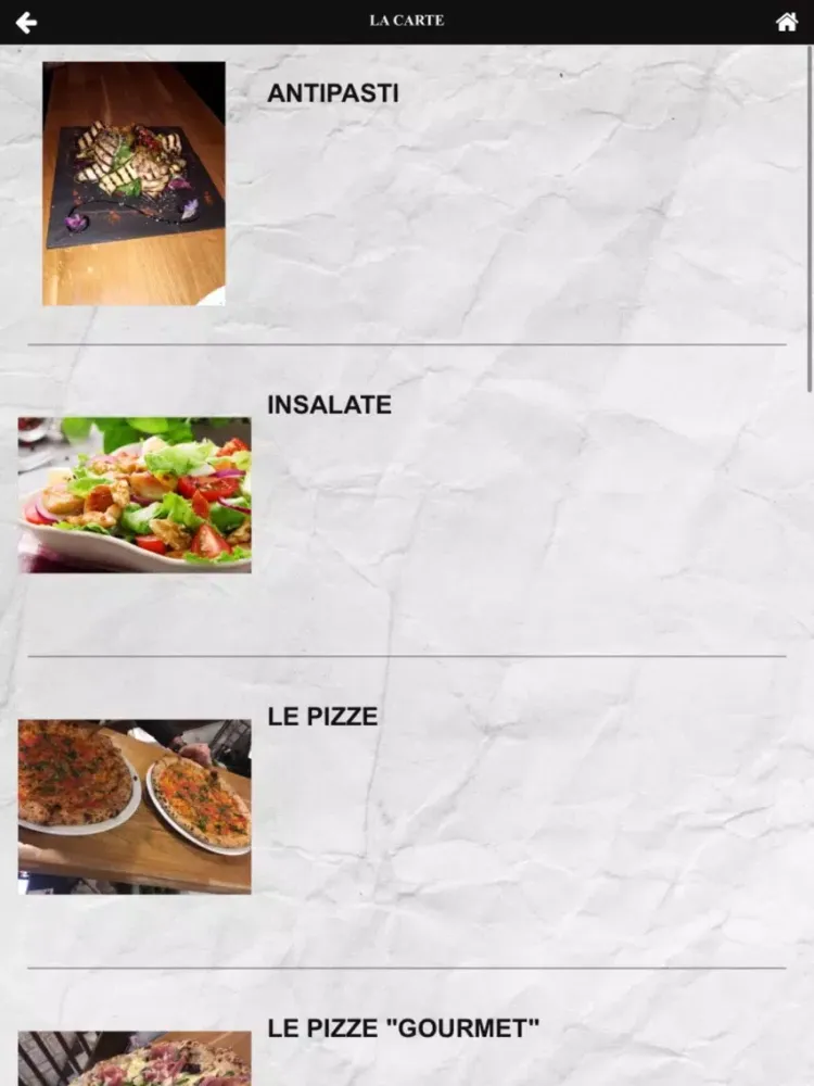 Pizzeria Il Capriccio iPad  Screenshots