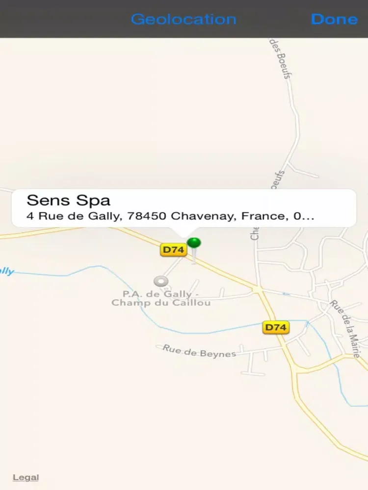 Sens Spa iPad  स्क्रीनशॉट