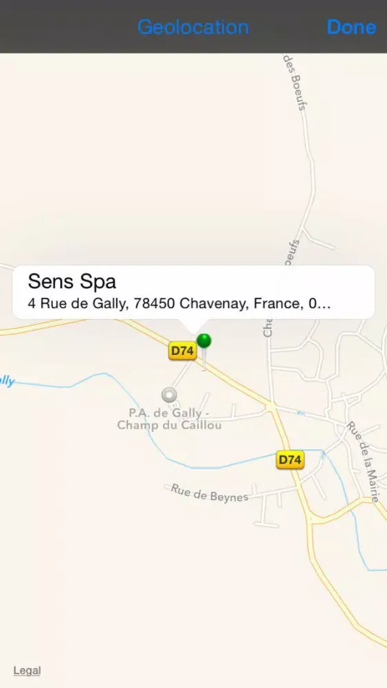 Sens Spa स्क्रीनशॉट
