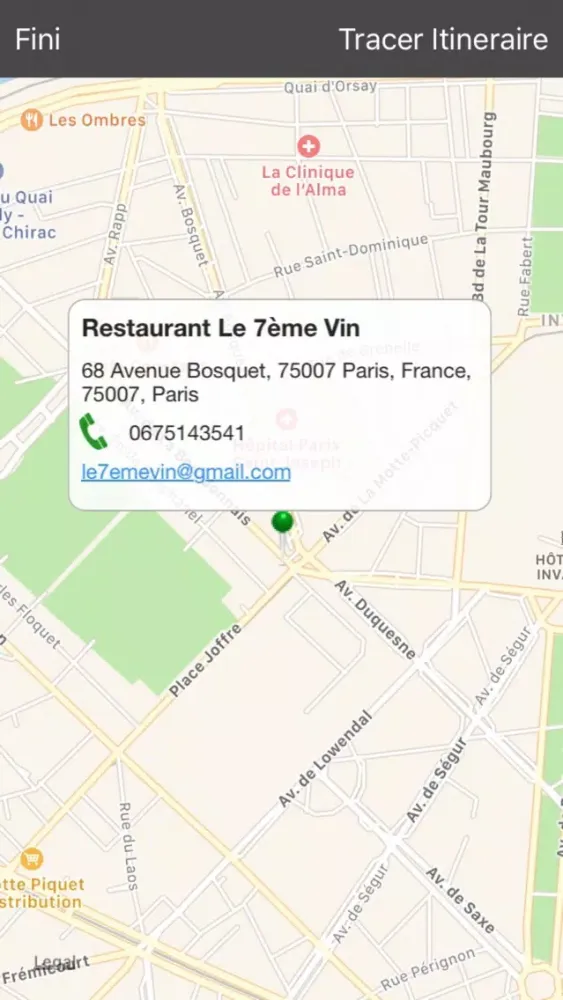 Restaurant Le 7ème Vin应用截图