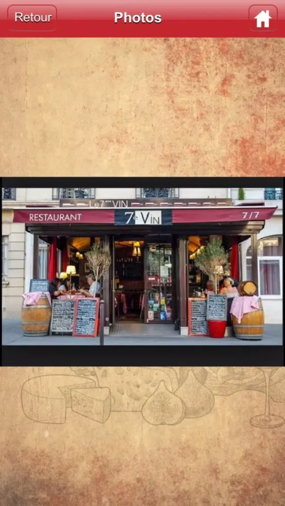 Restaurant Le 7ème Vin应用截图