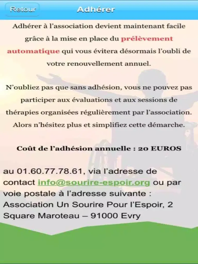 Un Sourire Pour L'Espoir iPad  Screenshots