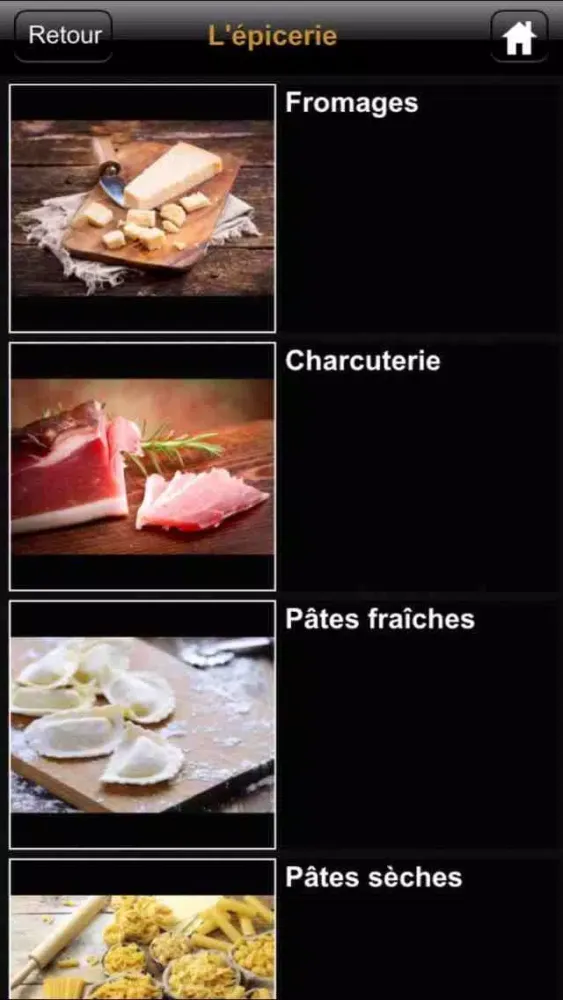 Tangkapan layar Specialita Italiane Epicerie