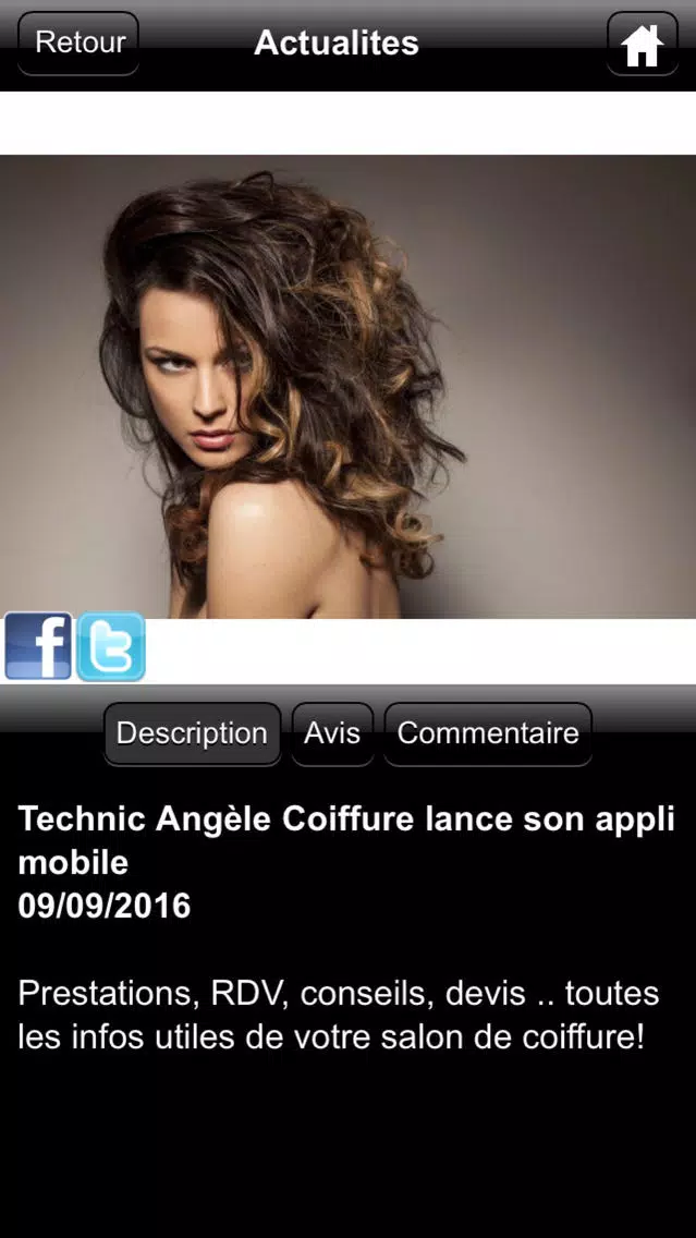 Technic Angèle Coiffure Sandy Screenshots