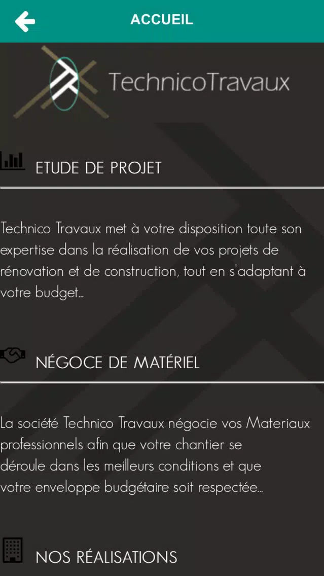 Technico Travaux應用截圖