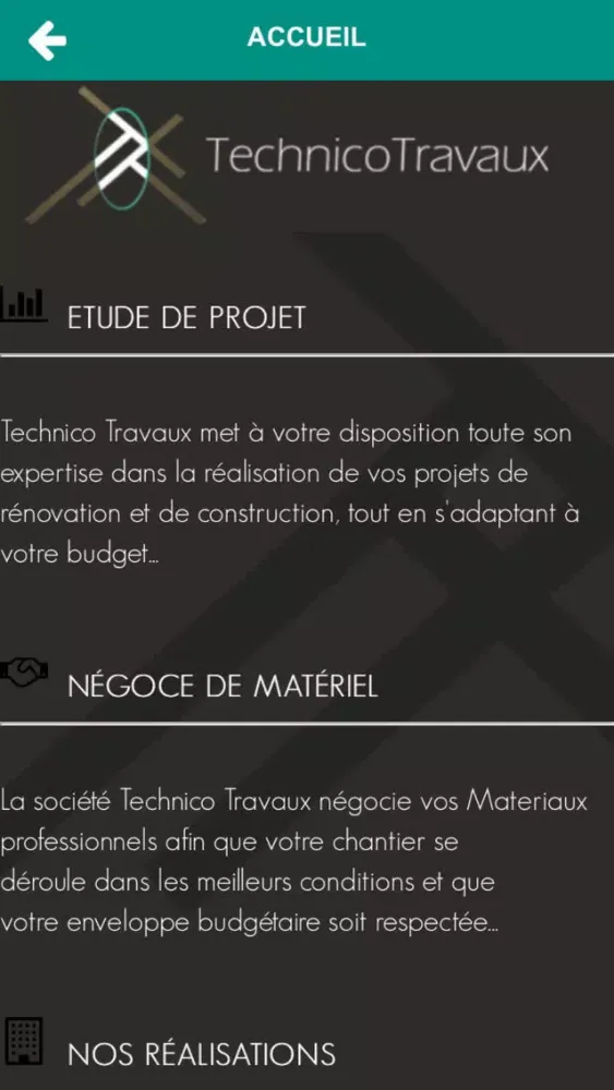 Technico Travaux应用截图