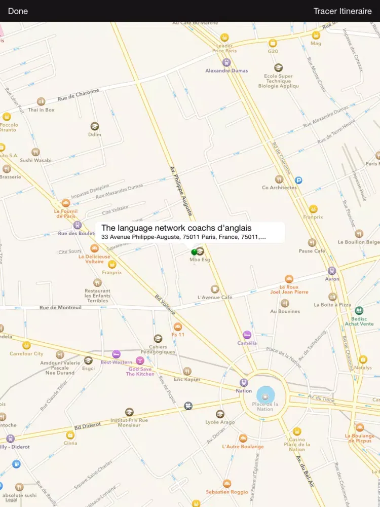 Zrzuty ekranu The Language Network Coach d' anglais iPad 
