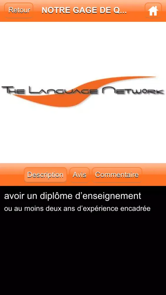Zrzuty ekranu The Language Network Coach d' anglais
