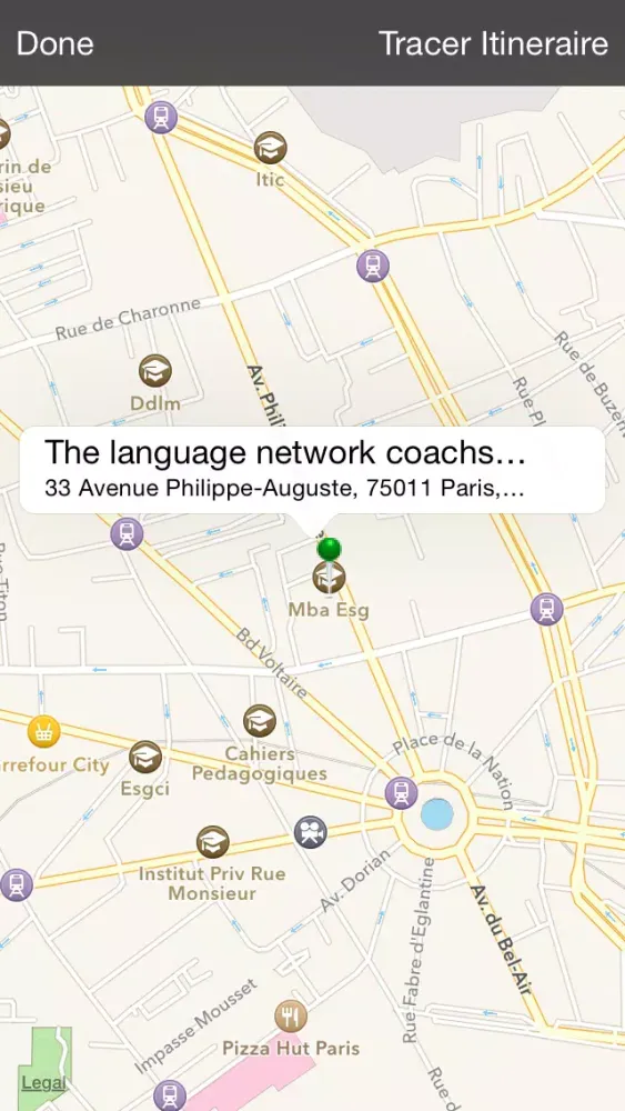 Zrzuty ekranu The Language Network Coach d' anglais