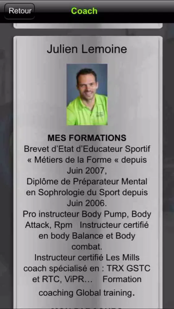 Tangkapan skrin Vitamine - Coaching Bien-être
