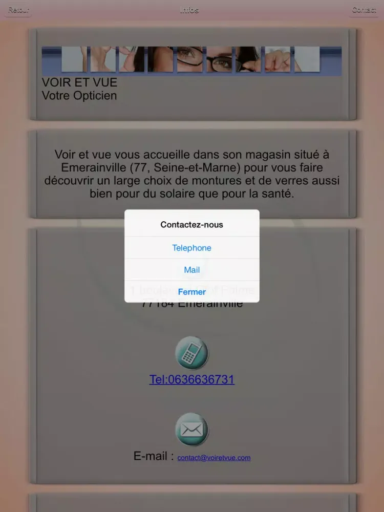 Voir et Vue iPad  Screenshots
