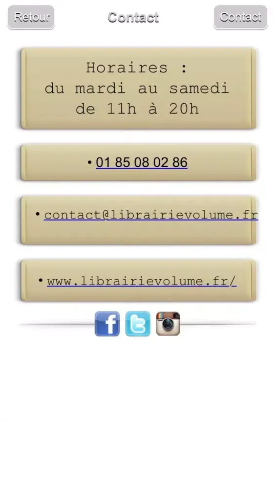 ภาพหน้าจอของ Librairie Volume