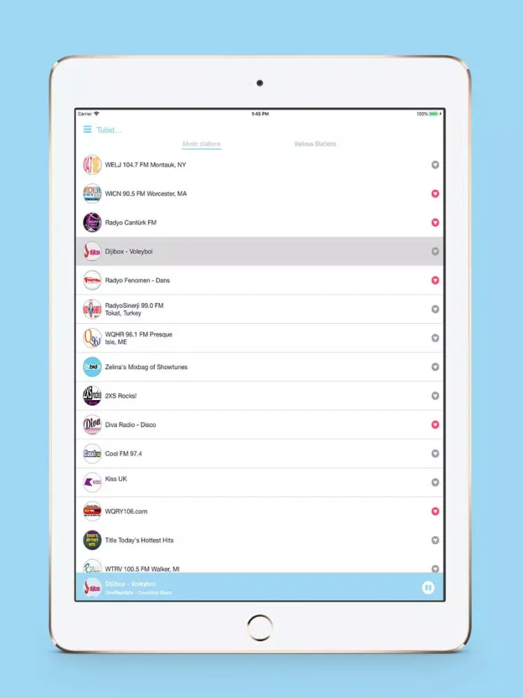Tubidu - Music Player Radio iPad  স্ক্রিনশট