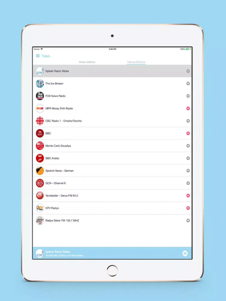 Tubidu - Music Player Radio iPad  স্ক্রিনশট
