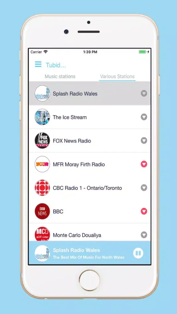 Tubidu - Music Player Radio স্ক্রিনশট