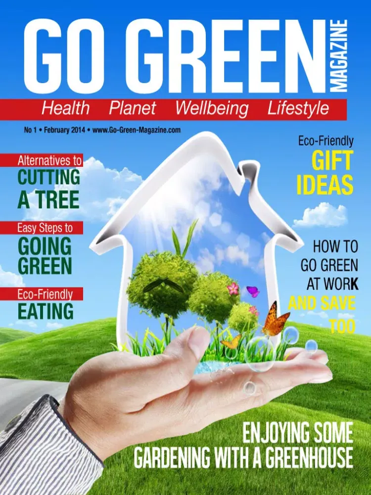 Capturas de tela do Go Green Magazine iPad 