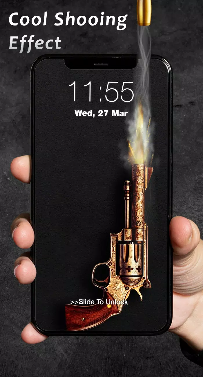 Revolver Fire Lock Screen Screenshots