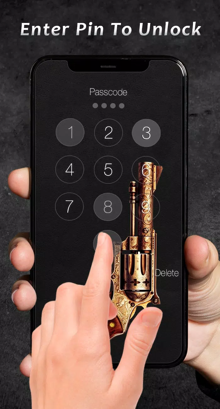 Revolver Fire Lock Screen Screenshots