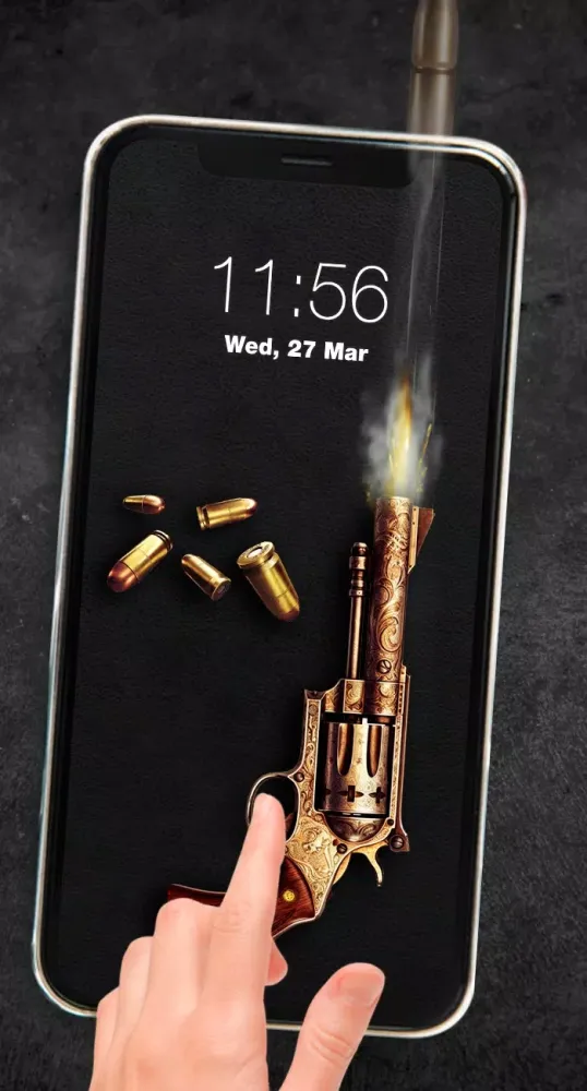 Zrzuty ekranu Revolver Fire Lock Screen