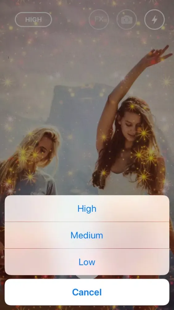 Capturas de tela do Twinkle Video Recorder
