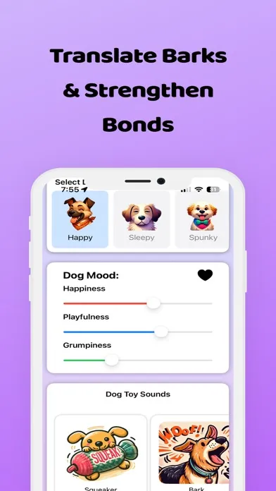 Capturas de tela do Barkly - AI Dog Translator