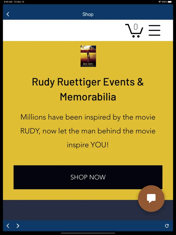 ภาพหน้าจอของ RUDY RUETTIGER iPad