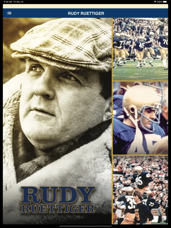 ภาพหน้าจอของ RUDY RUETTIGER iPad