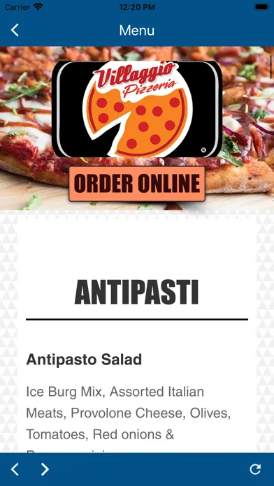 Villaggio Pizzeria سکرین شاٹس