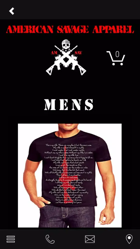 American Savage Apparel Screenshots