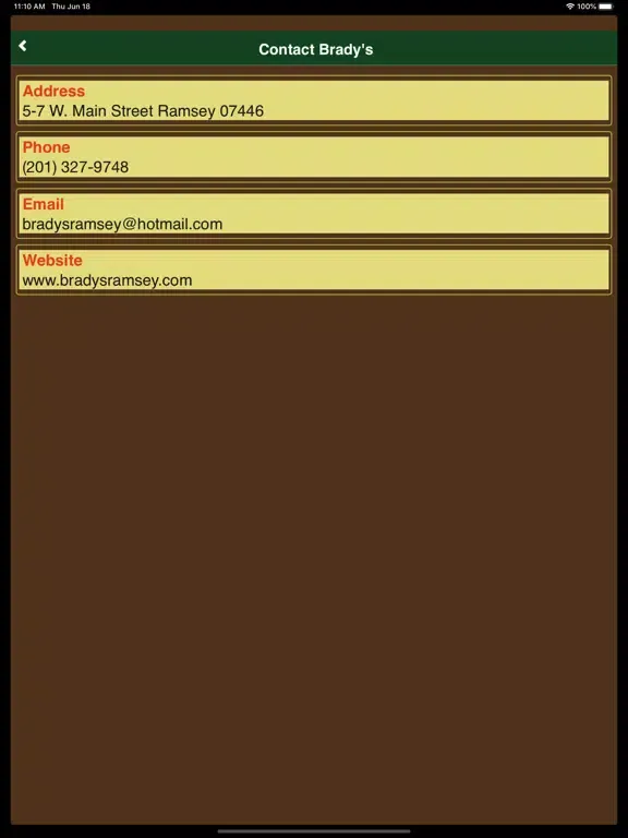 Скриншоты Brady's At The Station iPad 