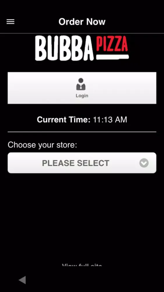 Captures d'écran de Bubba Pizza Ordering App