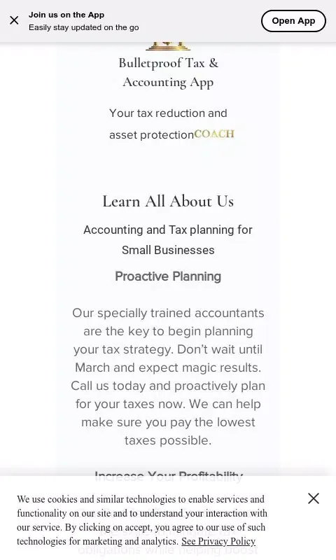 Capturas de pantalla de BulletproofTaxApp