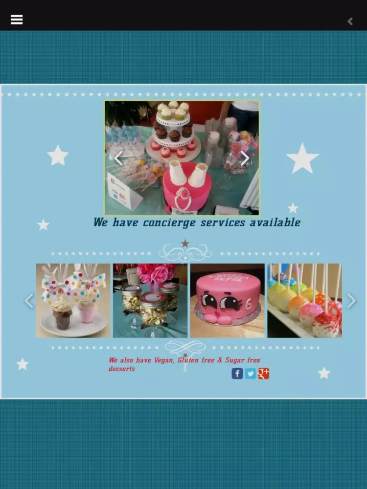 Capturas de pantalla de Cakes And More Store LLC iPad 