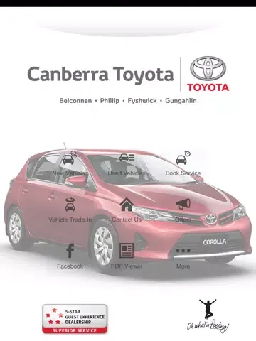 Canberra Toyota iPad  Screenshots