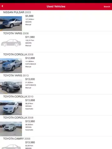 Canberra Toyota iPad  Screenshots