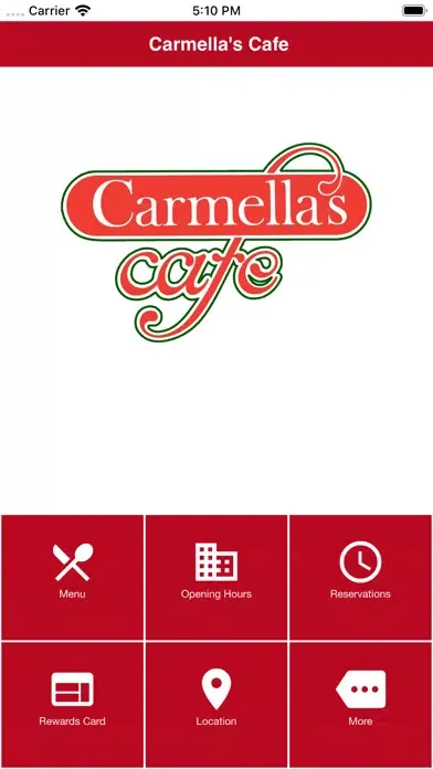 Ảnh chụp màn hình của Carmella's Cafe Inc