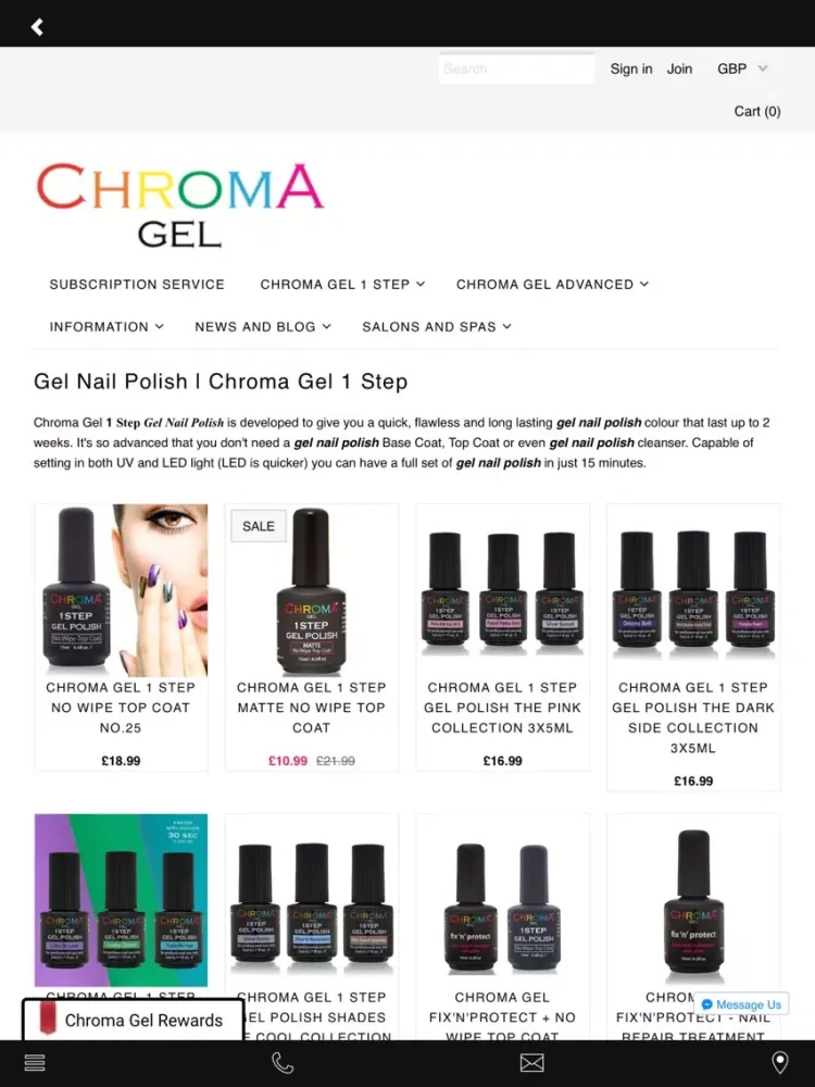 Chroma Gel iPad  سکرین شاٹس
