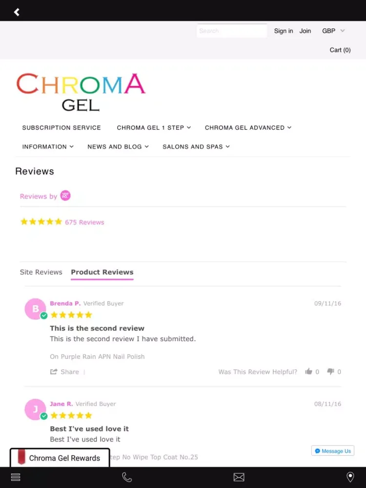 Chroma Gel iPad  سکرین شاٹس