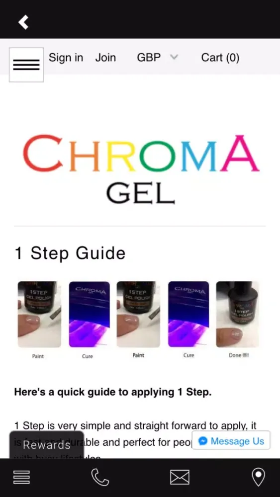 Chroma Gel سکرین شاٹس