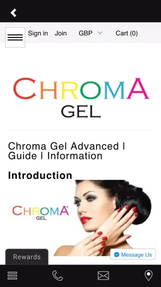 Chroma Gel سکرین شاٹس