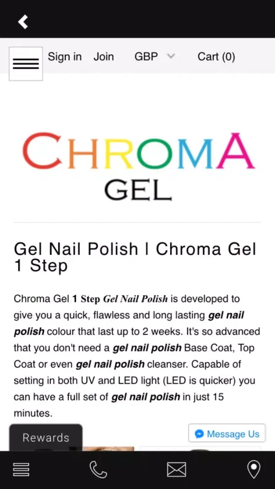 Chroma Gel سکرین شاٹس
