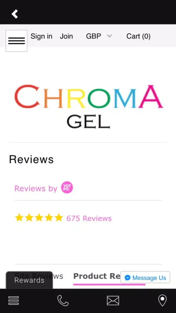 Chroma Gel سکرین شاٹس