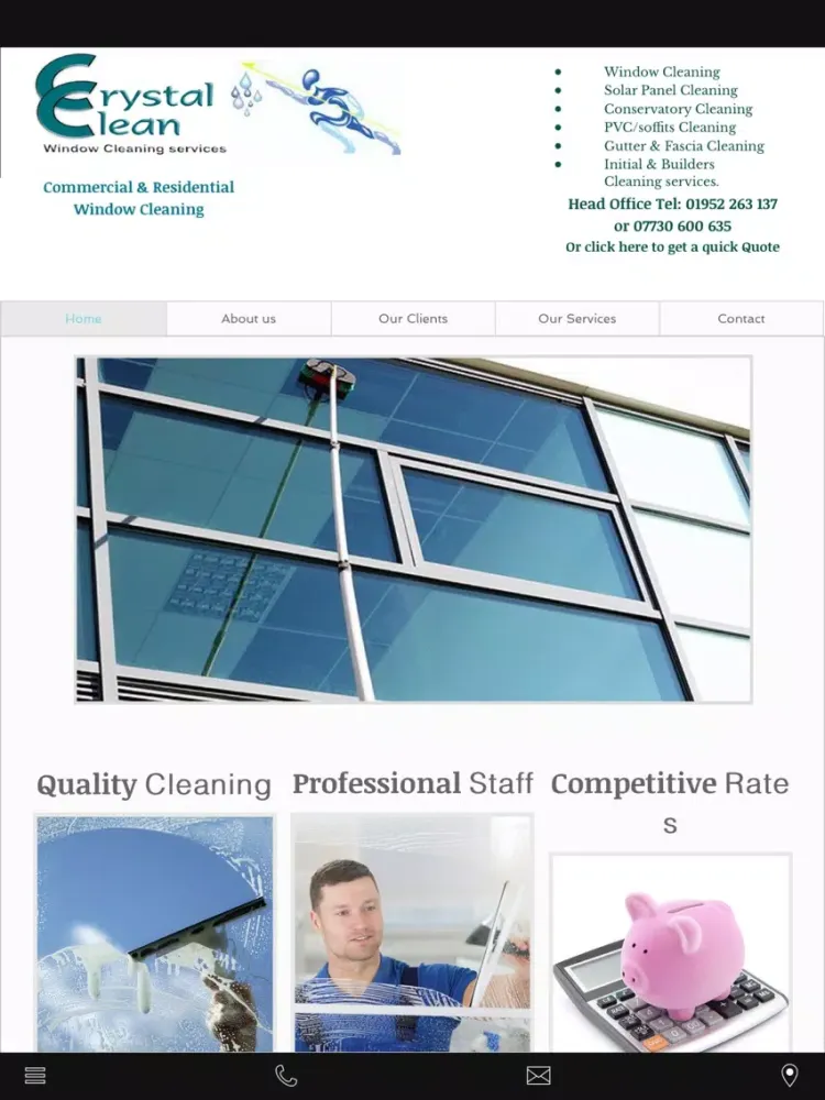 Скриншоты Crystal Clean Window Cleaners iPad 