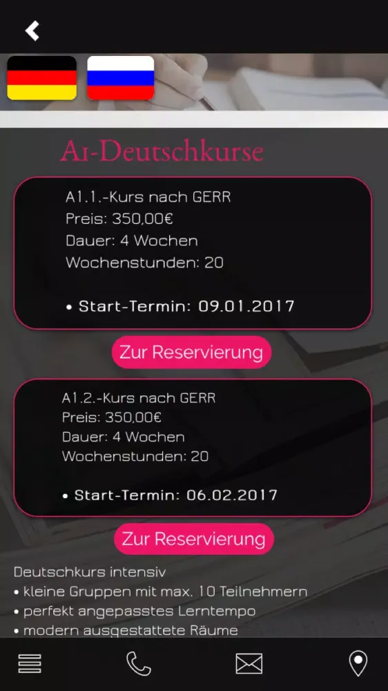 Deutsch lernen online स्क्रीनशॉट
