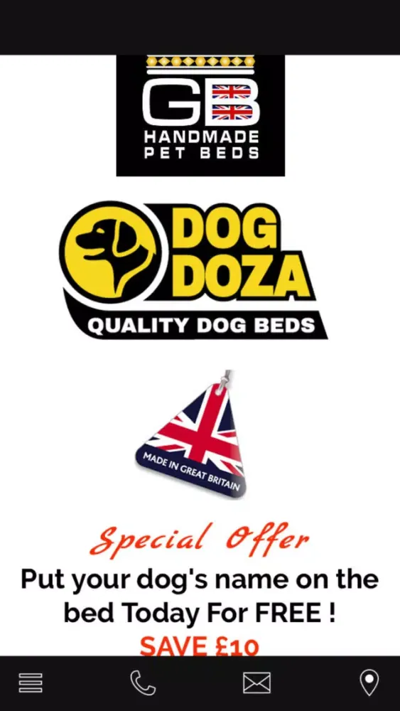 Capturas de pantalla de Dog Bed Shop UK