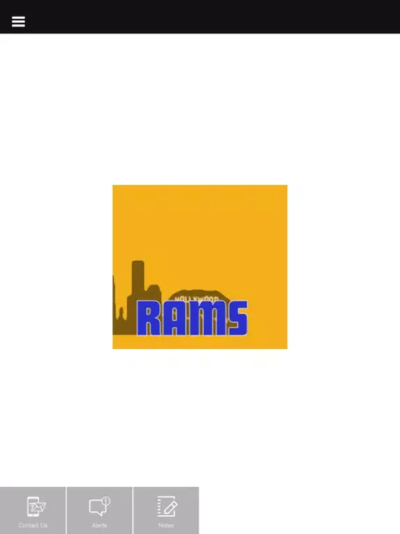 Tangkapan layar Downtown Rams iPad 