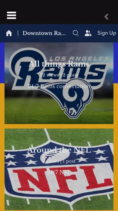 Tangkapan layar Downtown Rams